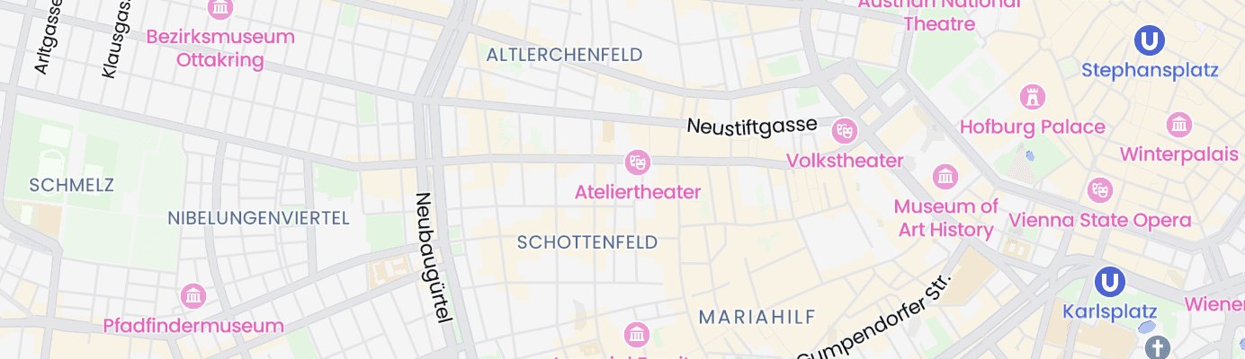 Karte mit dem ungefähren Standort