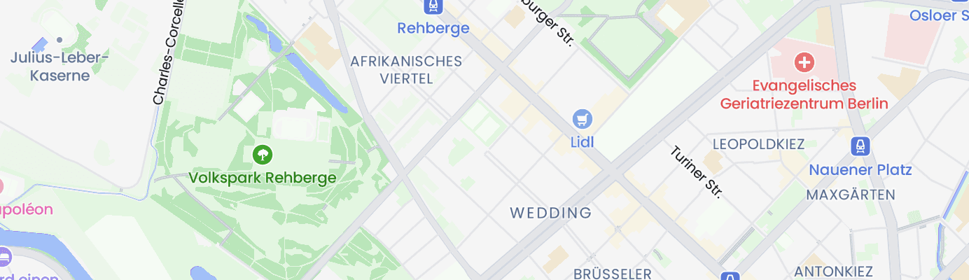Karte mit dem ungefähren Standort