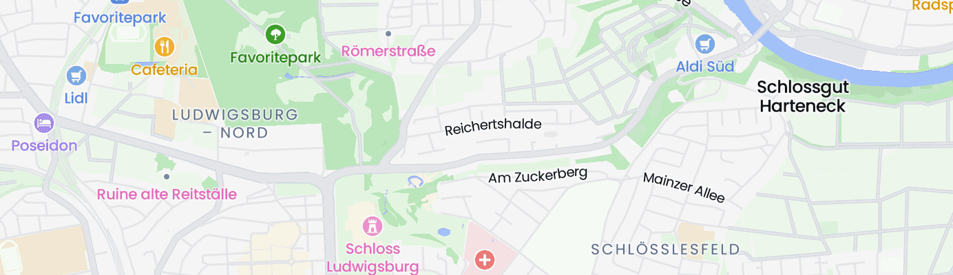 Karte mit dem ungefähren Standort