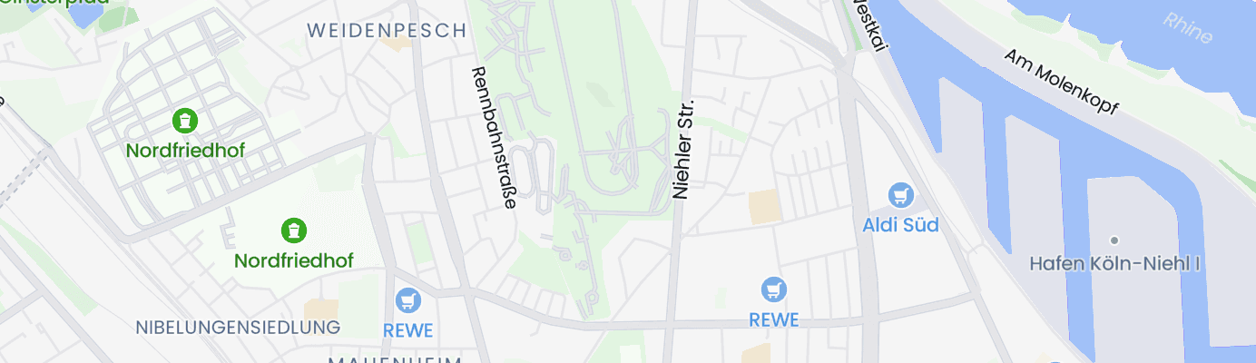 Karte mit dem ungefähren Standort
