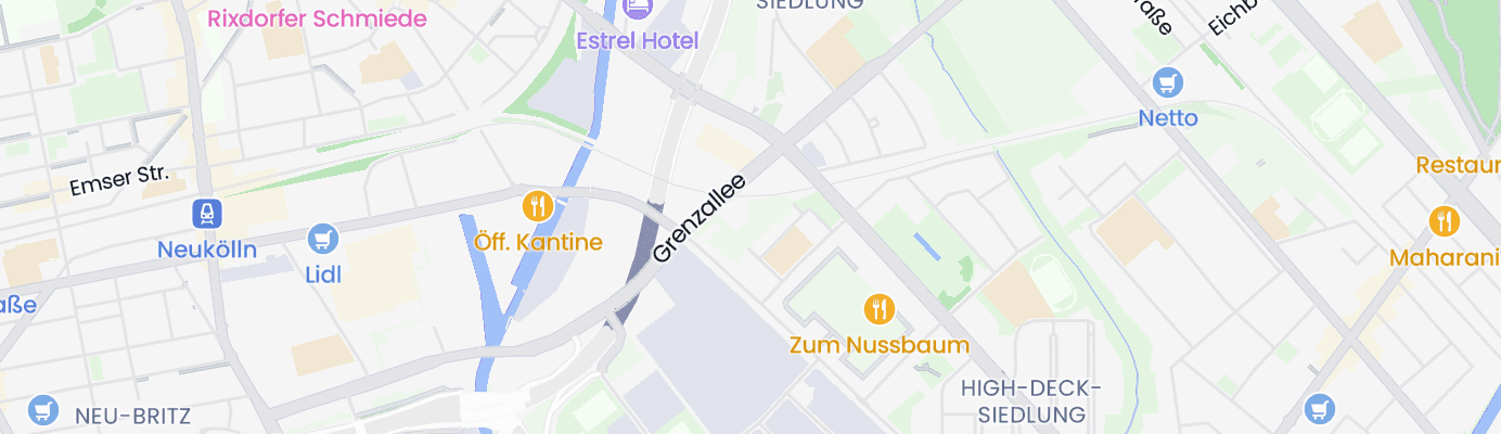 Karte mit dem ungefähren Standort