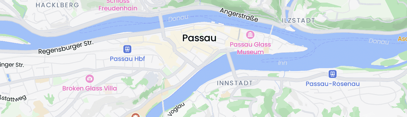 Karte mit dem ungefähren Standort