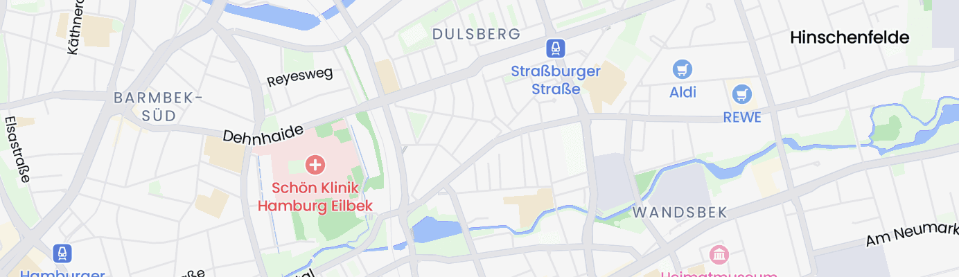 Karte mit dem ungefähren Standort