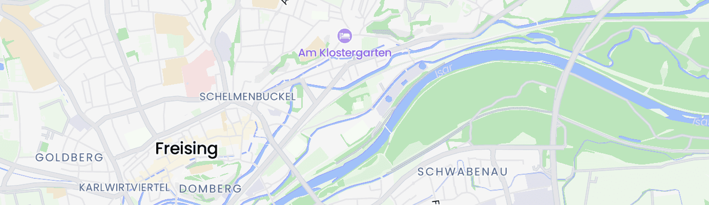 Karte mit dem ungefähren Standort