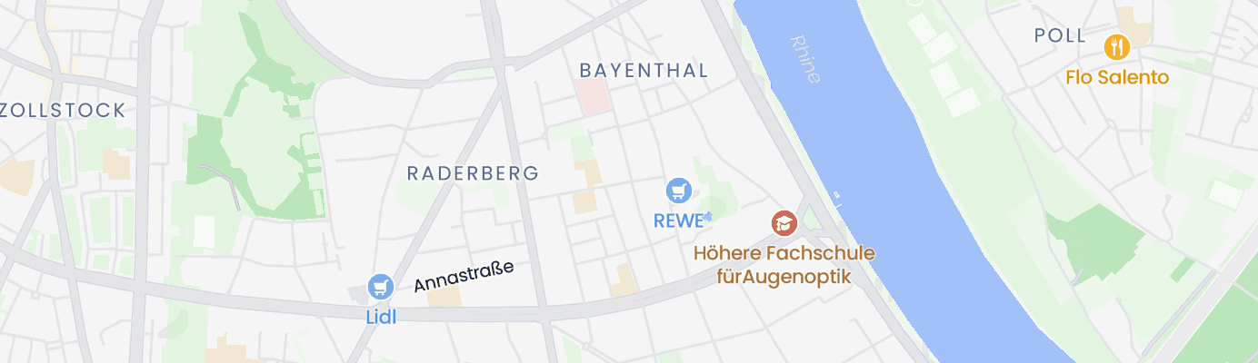 Karte mit dem ungefähren Standort