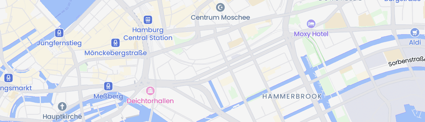 Karte mit dem ungefähren Standort