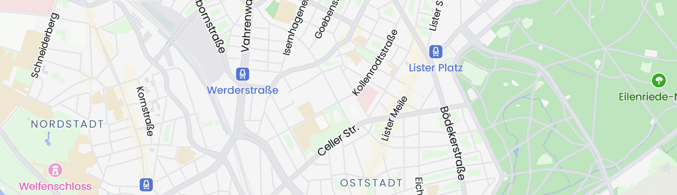 Karte mit dem ungefähren Standort