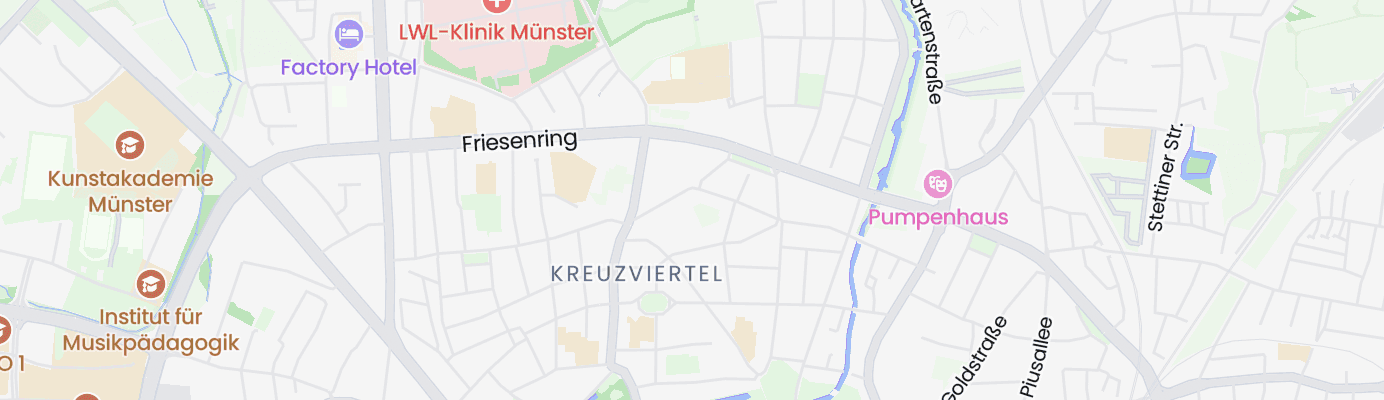 Karte mit dem ungefähren Standort