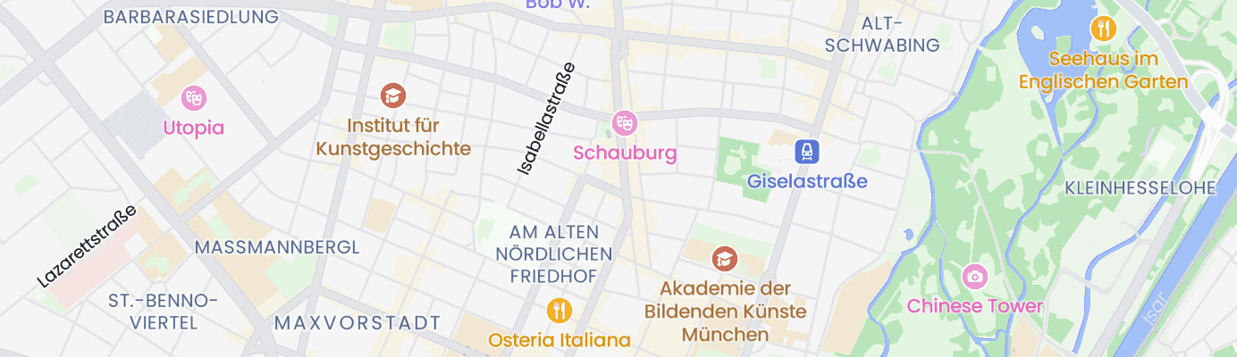 Karte mit dem ungefähren Standort