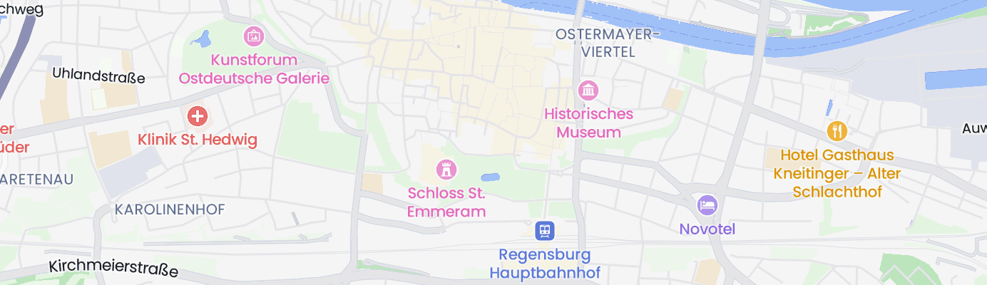 Karte mit dem ungefähren Standort