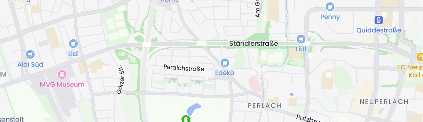 Karte mit dem ungefähren Standort