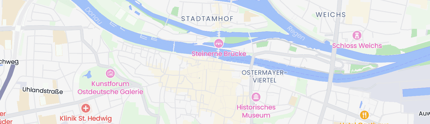 Karte mit dem ungefähren Standort