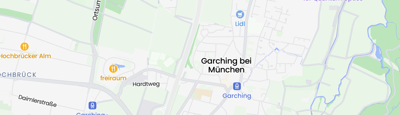 Karte mit dem ungefähren Standort