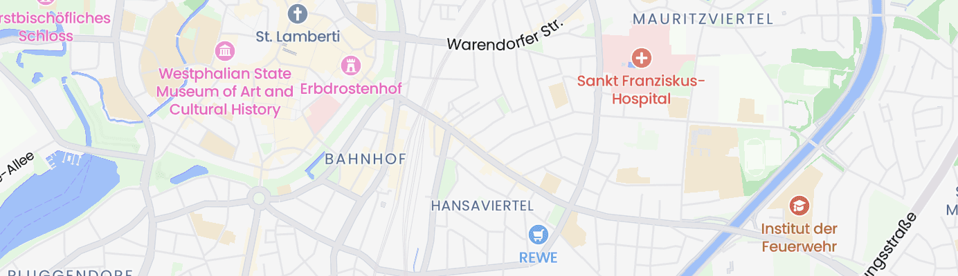 Karte mit dem ungefähren Standort
