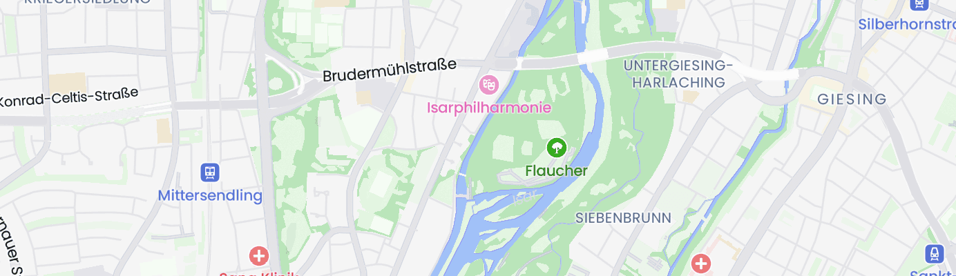 Karte mit dem ungefähren Standort