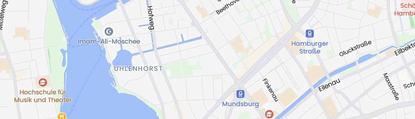 Karte mit dem ungefähren Standort