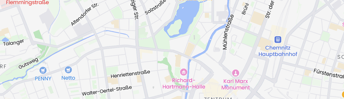 Karte mit dem ungefähren Standort