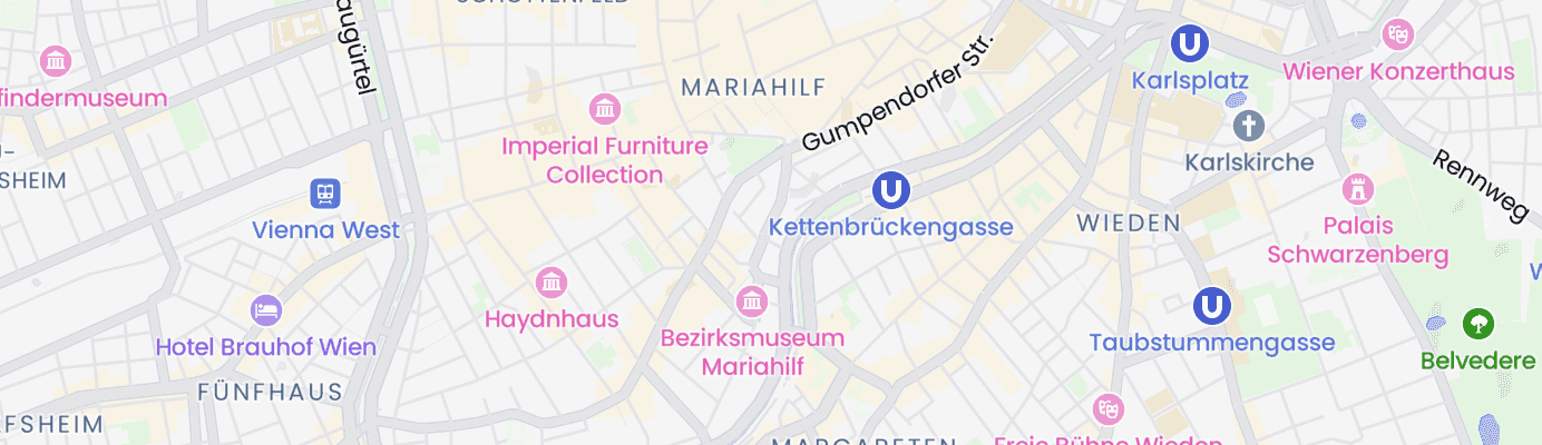 Karte mit dem ungefähren Standort