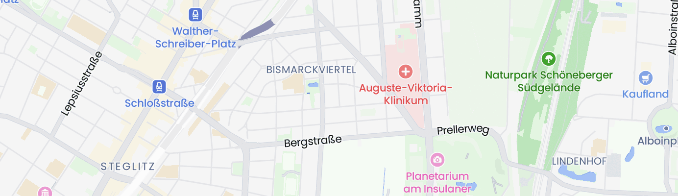 Karte mit dem ungefähren Standort