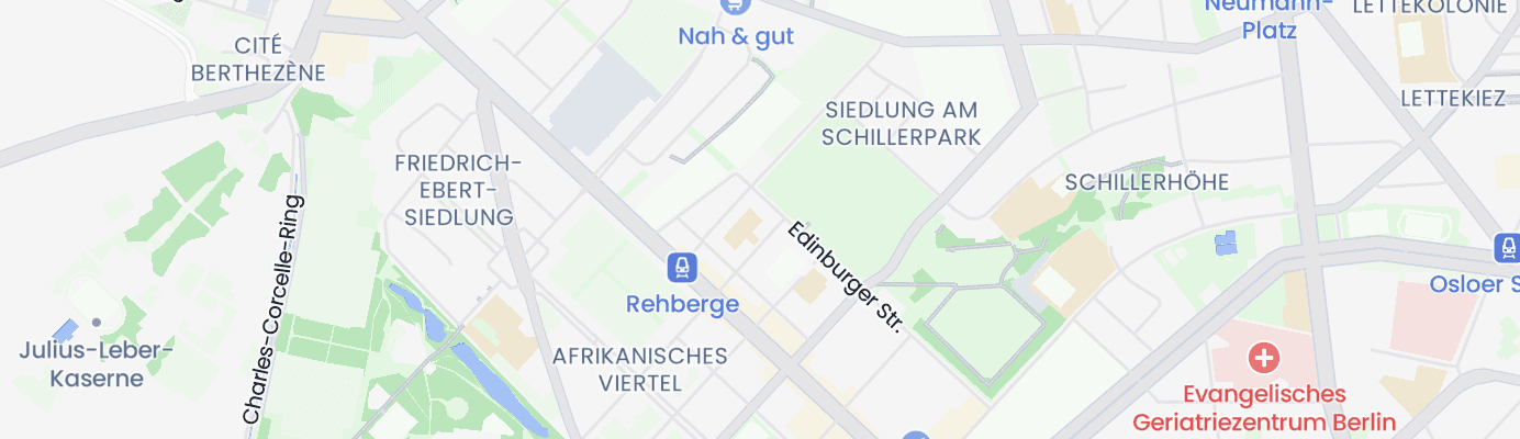 Karte mit dem ungefähren Standort