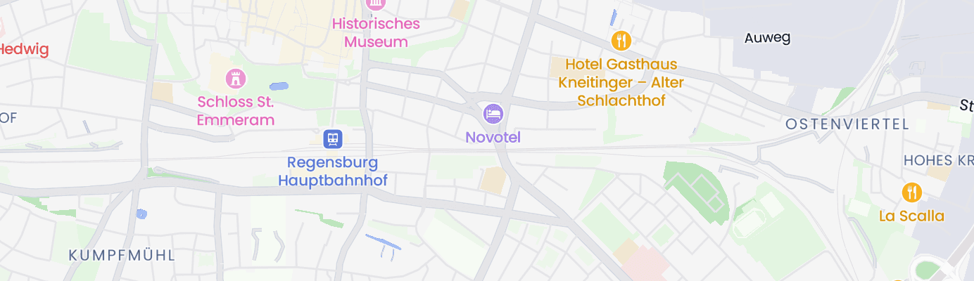 Karte mit dem ungefähren Standort