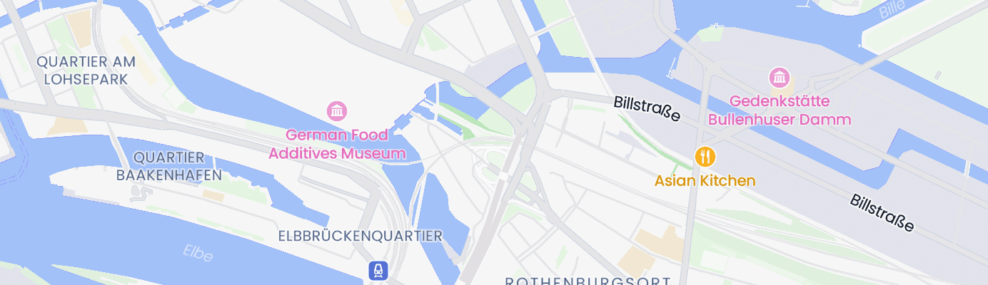 Karte mit dem ungefähren Standort