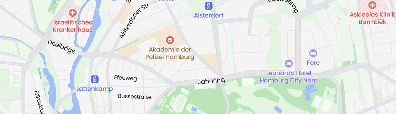 Karte mit dem ungefähren Standort