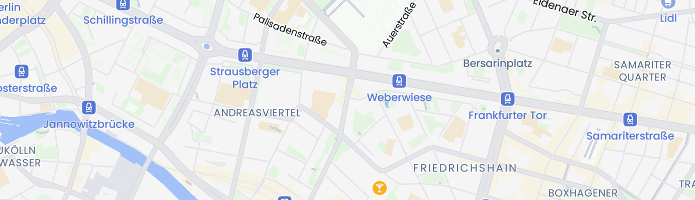 Karte mit dem ungefähren Standort