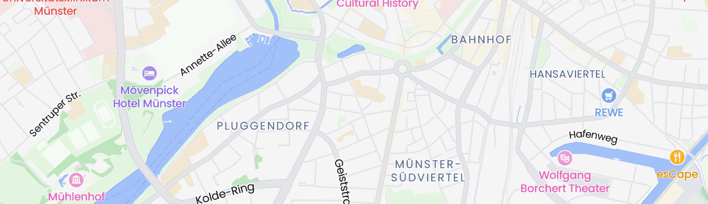 Karte mit dem ungefähren Standort