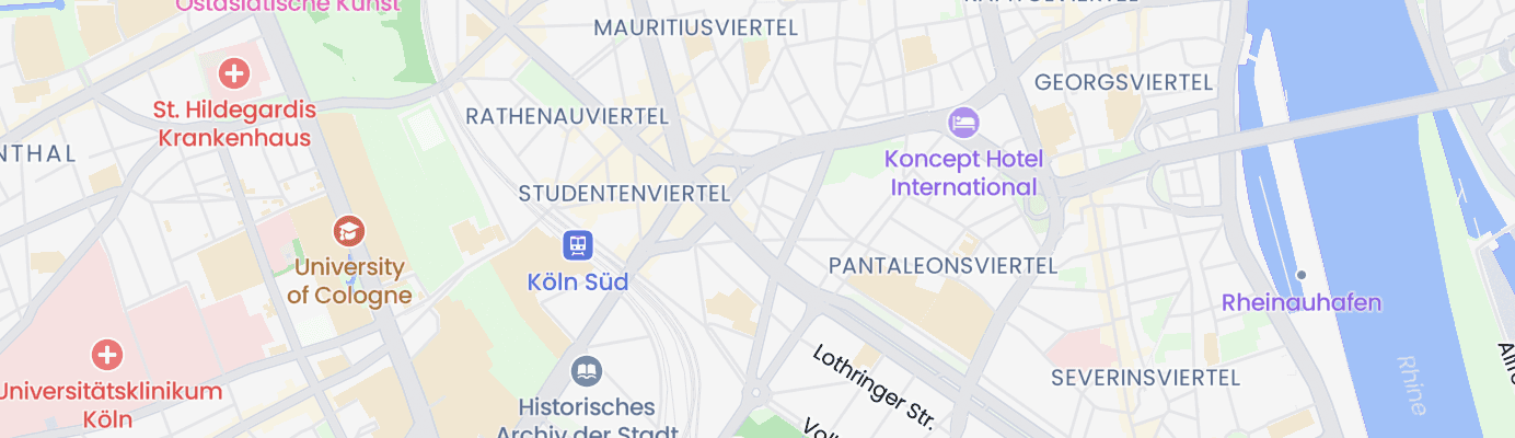 Karte mit dem ungefähren Standort