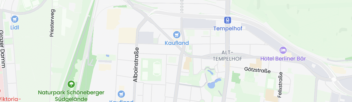 Karte mit dem ungefähren Standort
