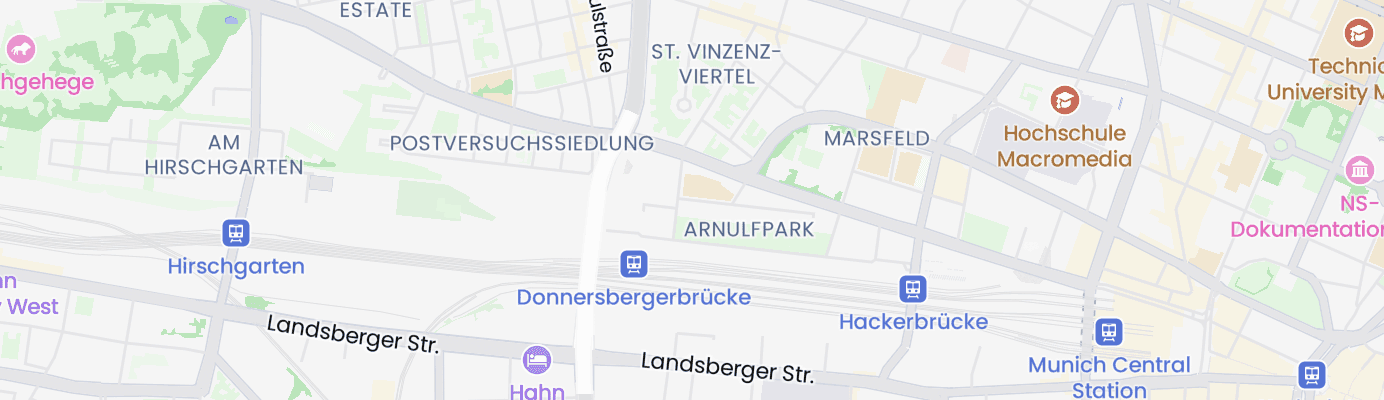 Karte mit dem ungefähren Standort