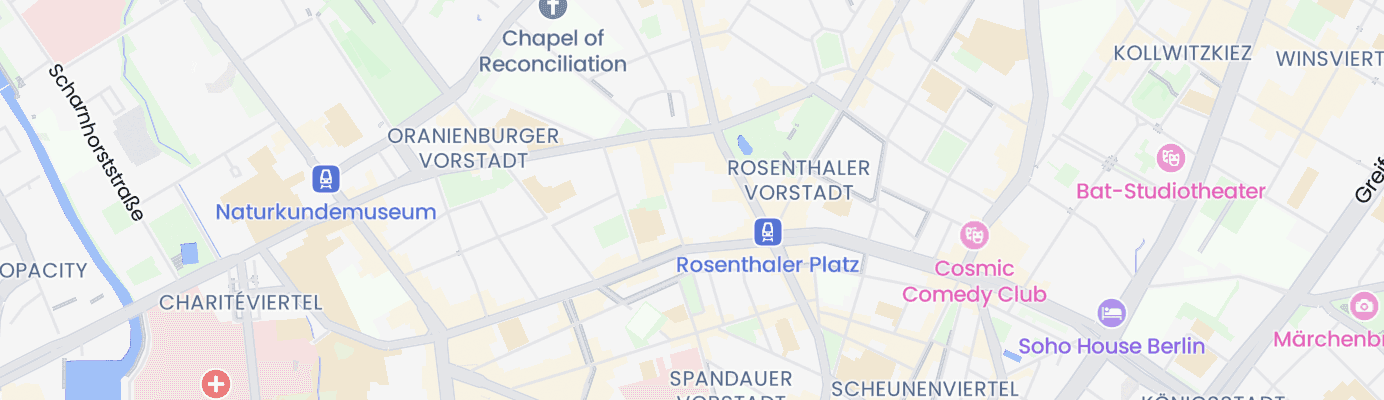 Karte mit dem ungefähren Standort