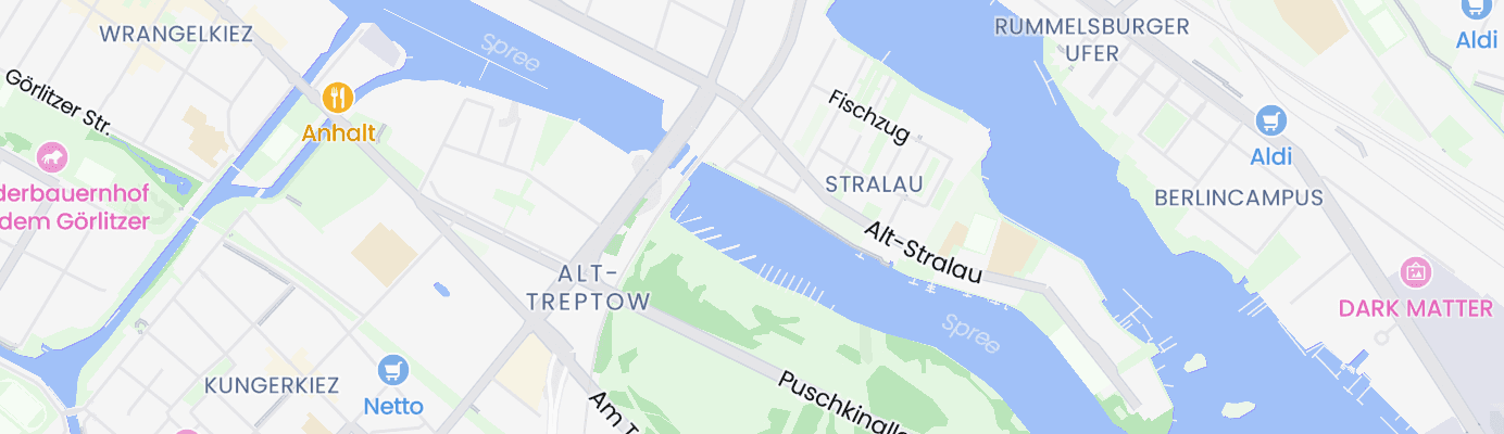 Karte mit dem ungefähren Standort