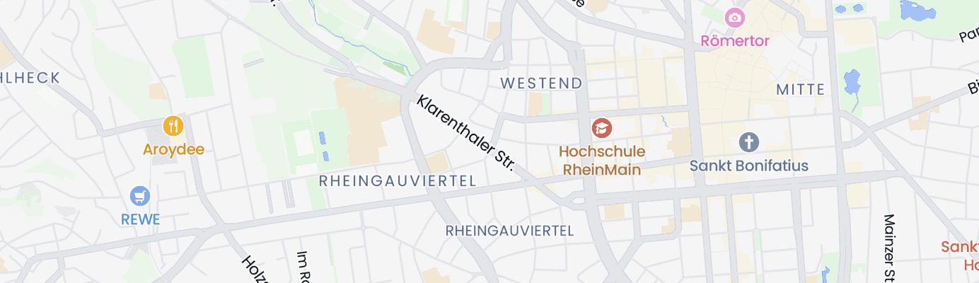 Karte mit dem ungefähren Standort