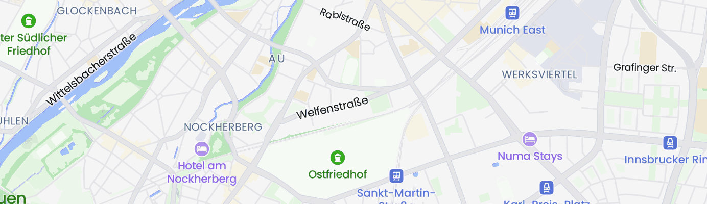 Karte mit dem ungefähren Standort