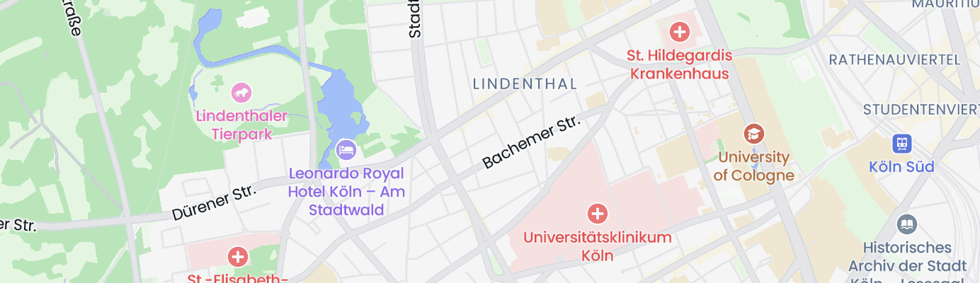 Karte mit dem ungefähren Standort