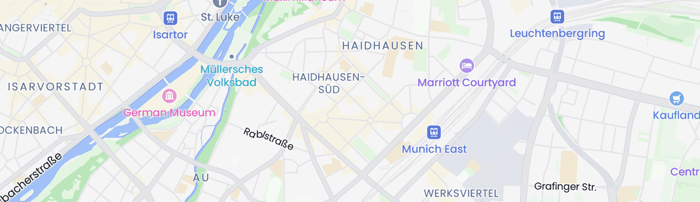 Karte mit dem ungefähren Standort