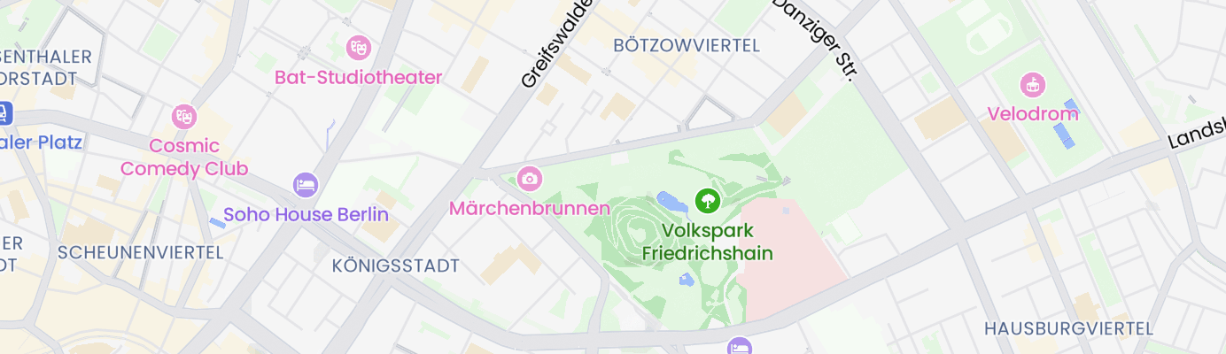 Karte mit dem ungefähren Standort