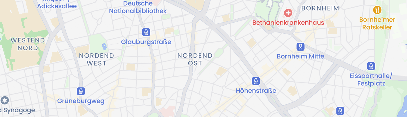 Karte mit dem ungefähren Standort