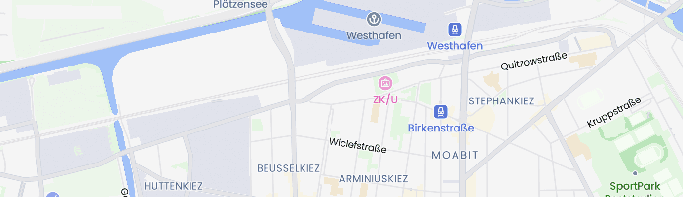 Karte mit dem ungefähren Standort