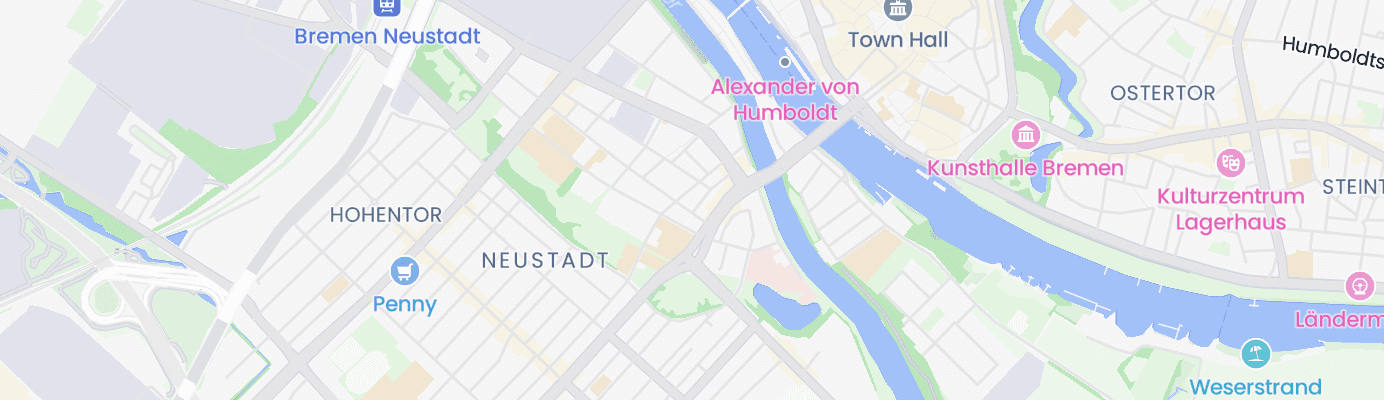 Karte mit dem ungefähren Standort