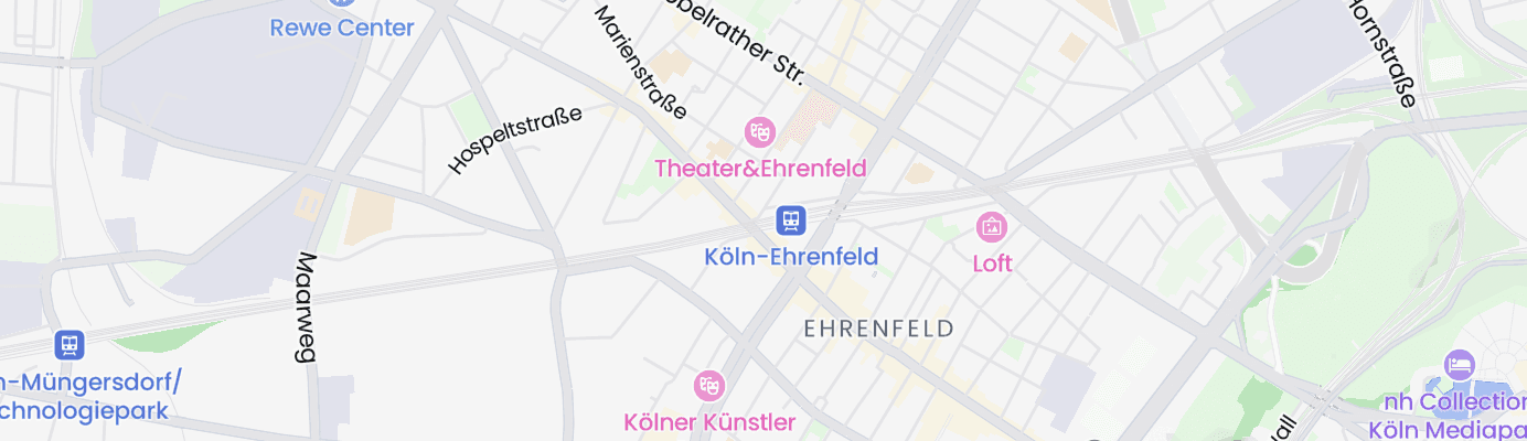 Karte mit dem ungefähren Standort