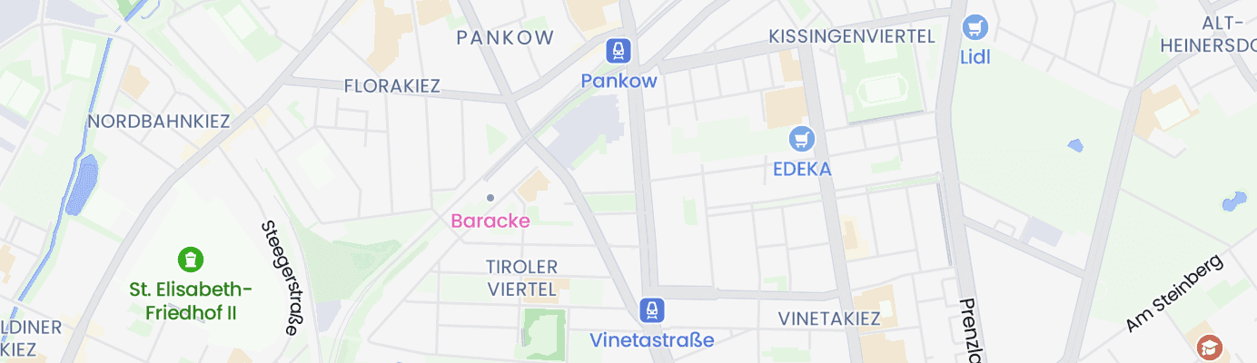 Karte mit dem ungefähren Standort