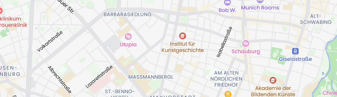 Karte mit dem ungefähren Standort