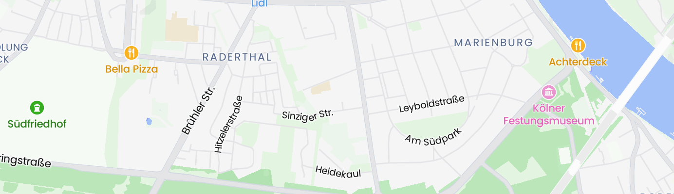 Karte mit dem ungefähren Standort