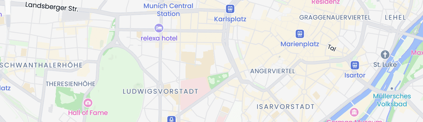 Karte mit dem ungefähren Standort