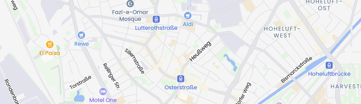 Karte mit dem ungefähren Standort