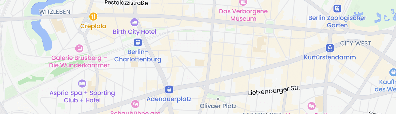Karte mit dem ungefähren Standort