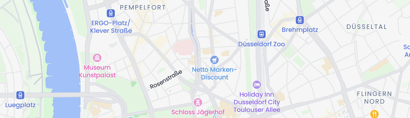 Karte mit dem ungefähren Standort